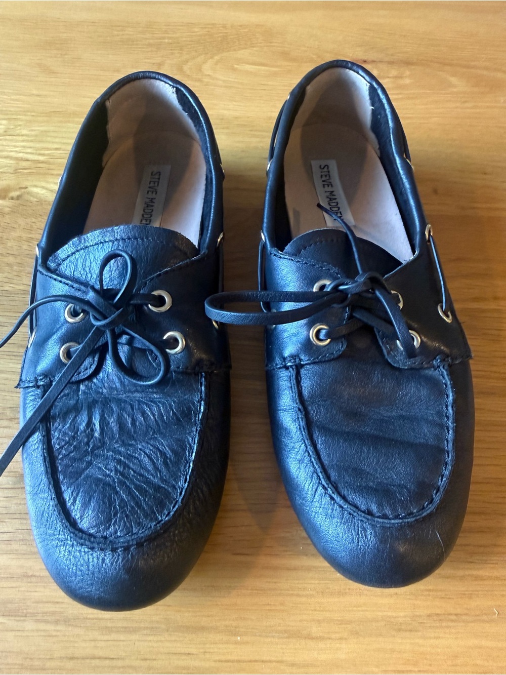 Steve Madden Leather Boat Shoes